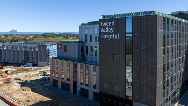 Work underway on the new Tweed Valley Hospital. Picture: Contributed