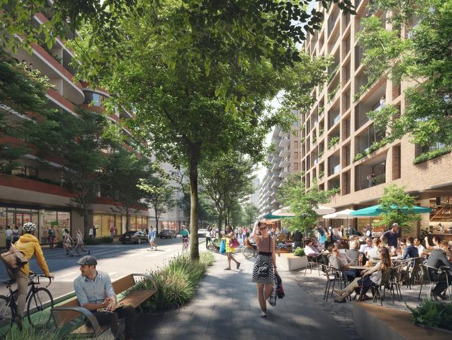 Artists impressions of the renewal of Waterloo Estate. Picture: Supplied