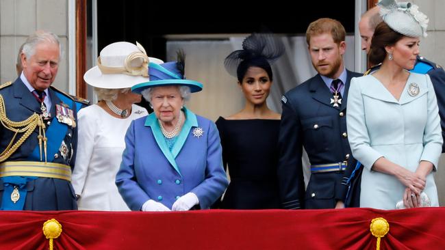 The couple caught the family off guard when they announced their divorce from the royal family. Picture: AFP