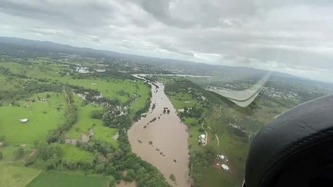 Widespread impact of Gympie floods laid bare in aerial photos