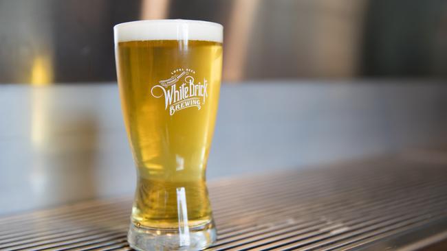 The Moreton Bay Beer which has been created for the Moreton Bay Food and Wine Festival. Photo: Dominika Lis.