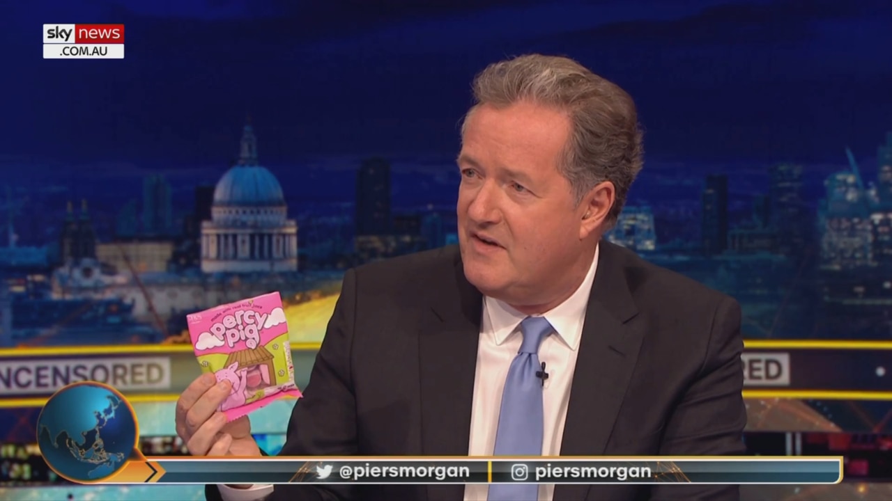 Piers Morgan slams Percy Pigs going 'vegan'
