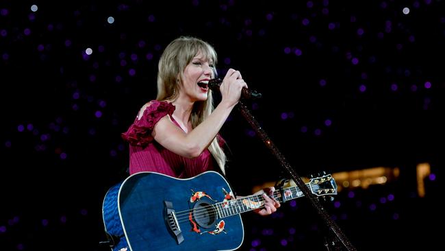 Ms Swift will perform in Melbourne on February 16, 17 and 18 and in Sydney on February 23, 24, 25 and 26. (Photo by Fernando Leon/TAS23/Getty Images for TAS Rights Management)