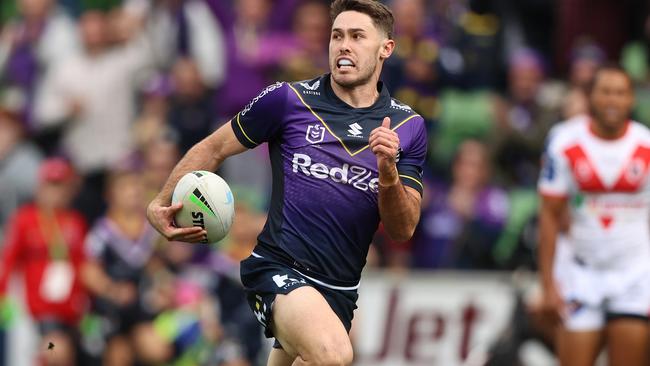 Nick Meaney knows, as he works his way into the NRL season, more involvement and regular trips across the try line need to be a consistent part of his weaponry. Picture: Robert Cianflone / Getty Images