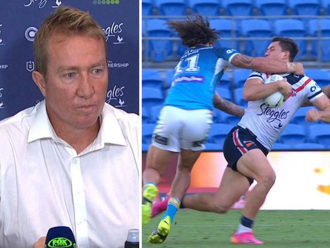 Trent Robinson was fuming over this call.