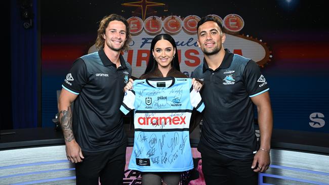 Watch: Pop megastar Katy Perry declares herself a Sharks fan