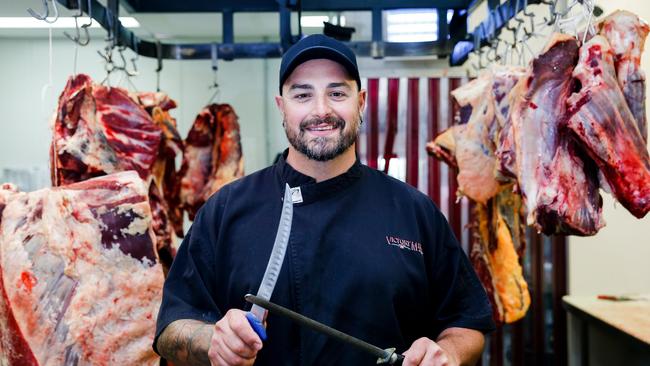 Vic Bonacci from Victory Meats will put on butchery demos. Picture: Chloe Smith.