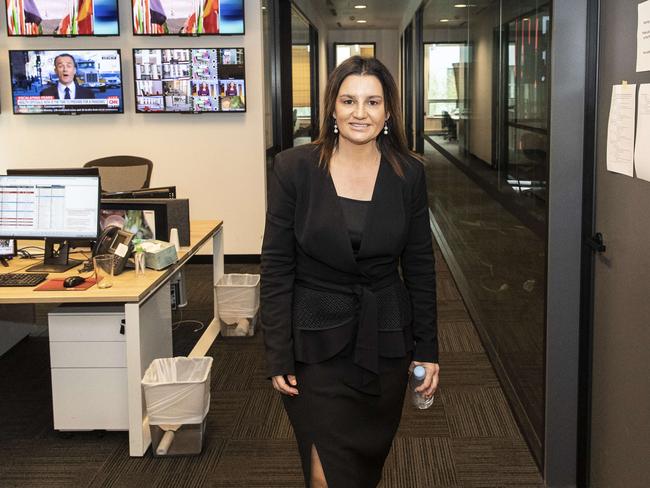 STAY SAFE TASMANIA: And here’s hoping for a better safety net than the current Newstart. Senator Jacqui Lambie in Parliament House, Canberra. Picture: Gary Ramage