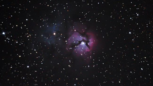 The Trifid Nebula located 9,000 light-years away from Earth in the Sagittarius constellation. Picture: Scott van der Linden