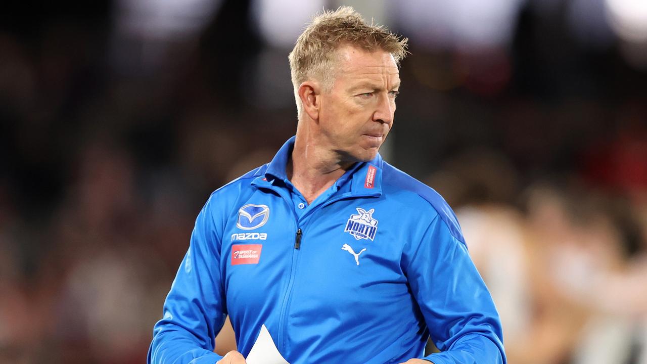 Kangaroos coach David Noble. Photo by Robert Cianflone/Getty Images.