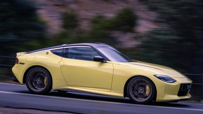 Nissan says a silver highlight on the roofline is inspired by ‘katana’ swords.