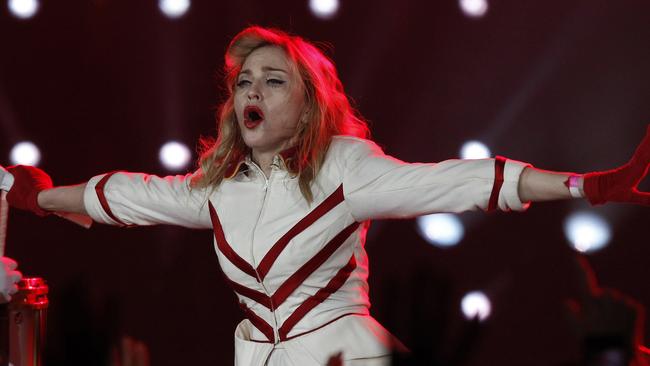 Causing a commotion ... Madonna’s last five tours have all bypassed Australia.