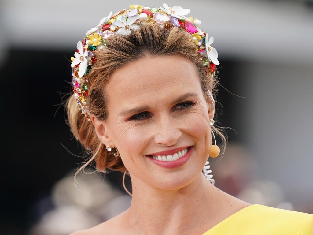 Television commentator and racing personality Francesca Cumani at Melbourne Cup Day. Picture: Michael Dodge/AAP