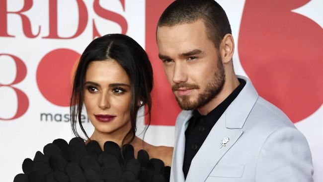 Cheryl with her former partner Liam Payne. Picture: EPA/Neil Hall