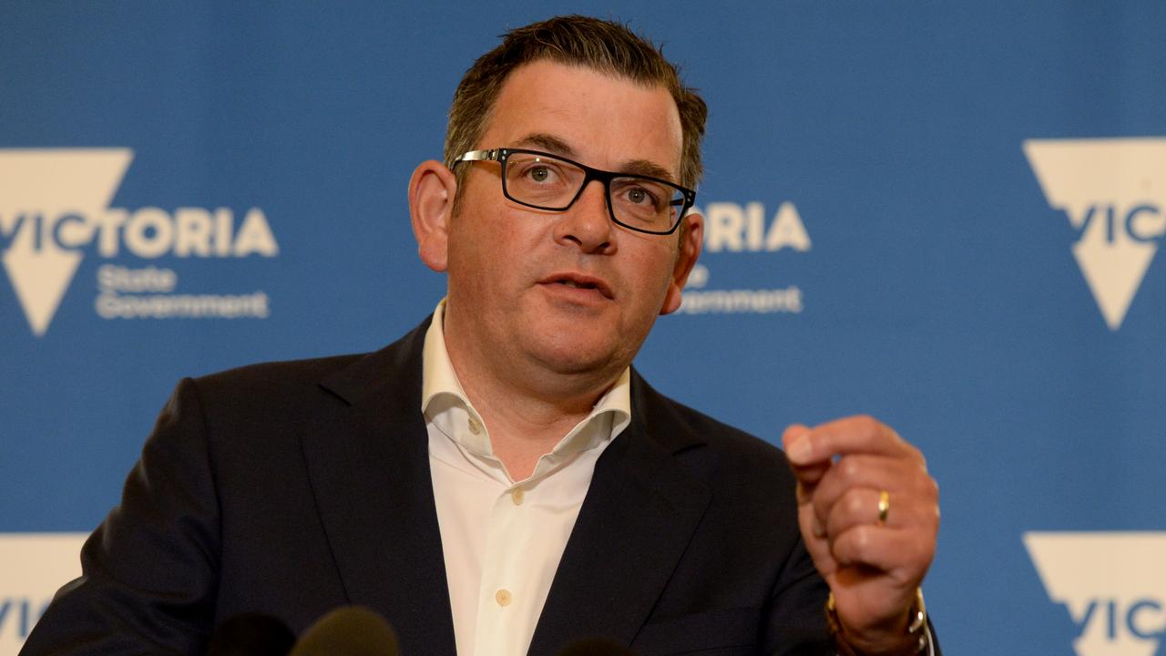 Premier Daniel Andrews is being urged to intervene in a fiery factional war. Picture: Andrew Henshaw