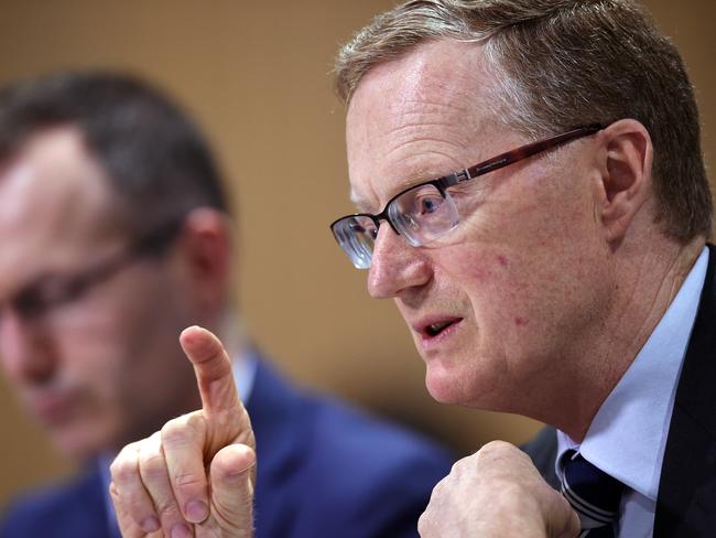 The Reserve Bank of Australia Governor Philip Lowe, who delivered today’s decision. Picture: AAP