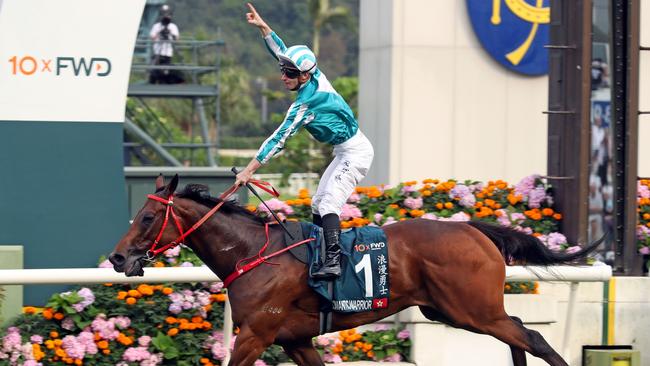 James McDonald and Romantic Warrior won the QEII Cup.