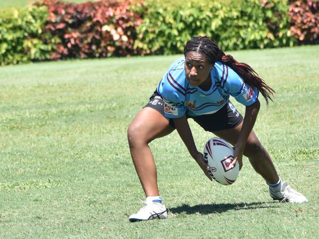 CQ Capras under-19 women’s trials at Rugby Park, Rockhampton, on November 26, 2022.