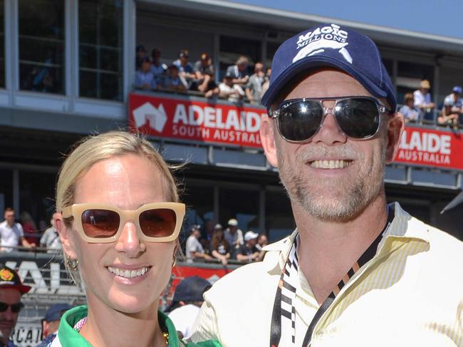 Zara and Mike Tindall at the VALO Adelaide 500, DECEMBER 3, 2022: Picture: Brenton Edwards