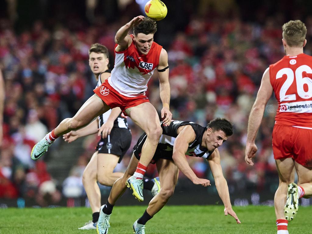 The Swans made life tough for Nick Daicos. Picture: AFL Photos/Getty Images