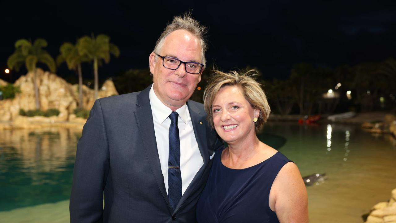 John Baker and Joanna Baker at the Surf Life Saving Queensland Point Danger Branch centennial celebration at Sea World for Gold Coast at Large. Picture, Portia Large.