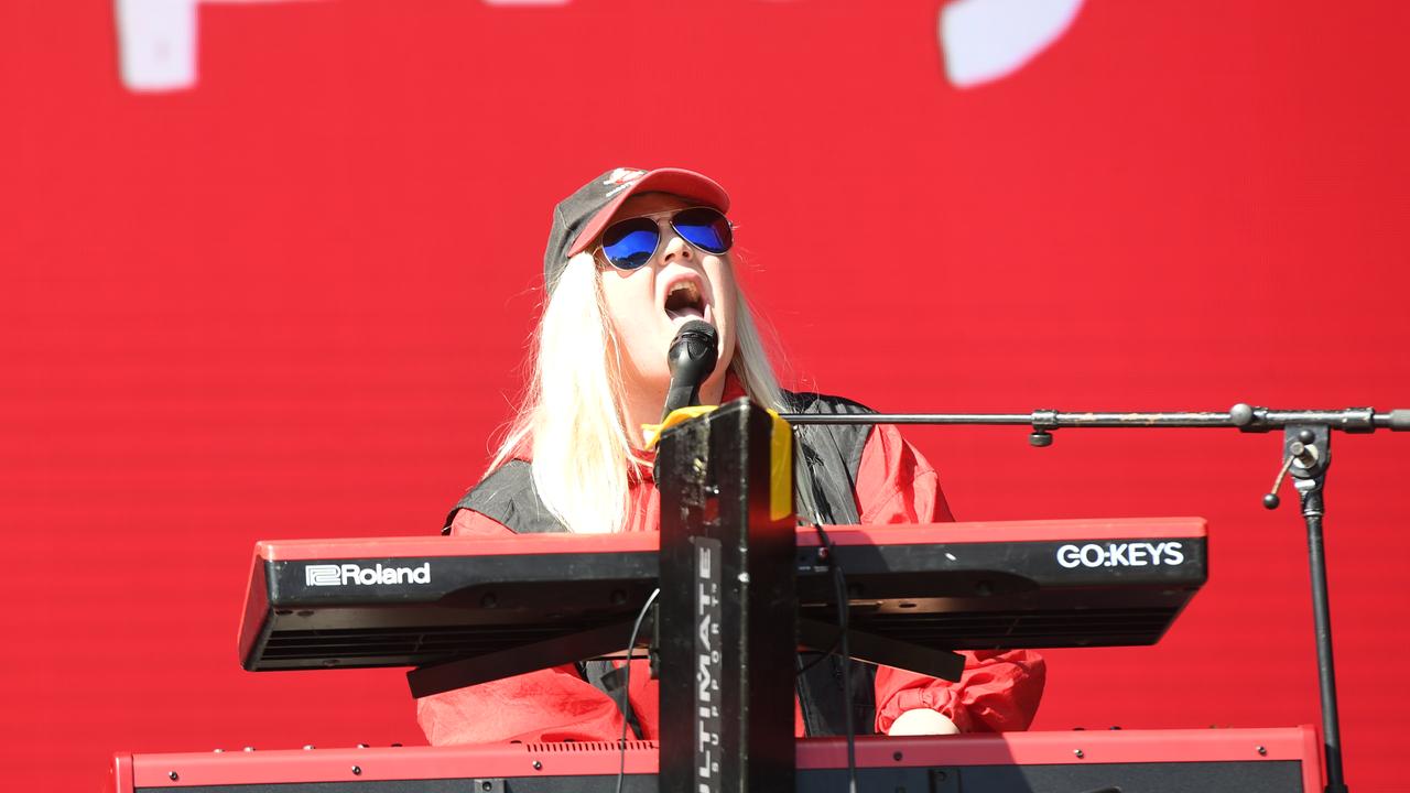 Tones and I performs at the main stage at Splendour in the Grass 2019 in Byron Bay.