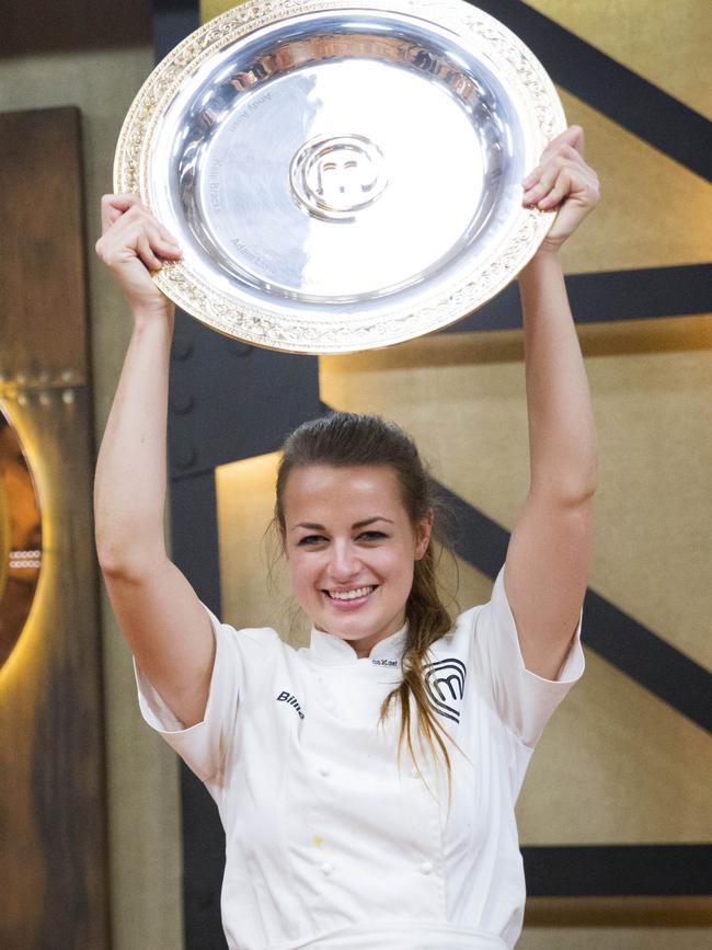 Billie McKay took out MasterChef in 2015. Picture: Channel 10