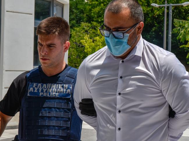 Milen Raychev, the brother of Yuliyanov J Raychev Serafim, is accused of being an accessory to the murder of John Macris. Picture: Spyros Bakalis