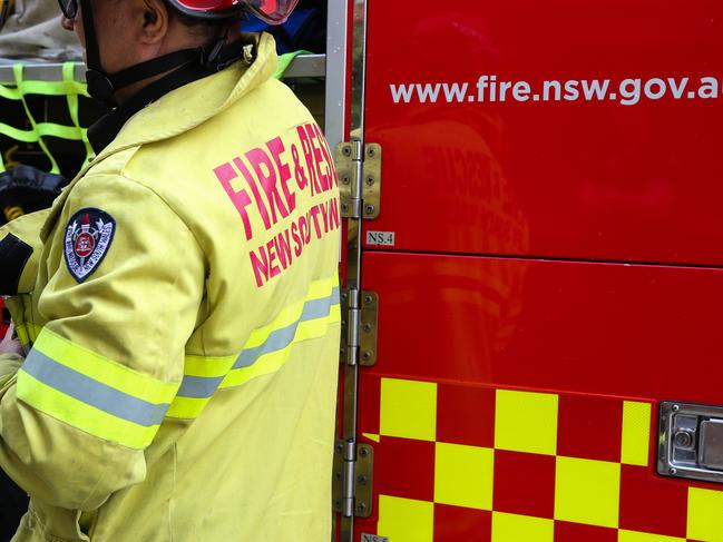 Fire crews worked to extinguish the blaze at Marrickville at 4.15am. Picture: File image.
