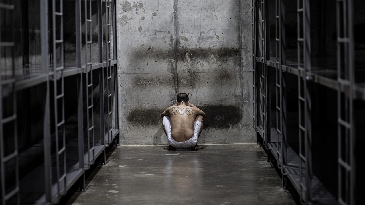 Inmates face harsh conditions in CECOT. Picture: Getty Images