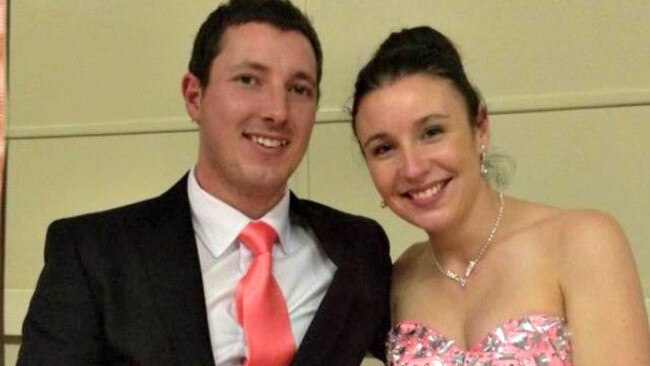 SStephanie Scott and her fiance', Aaron Leeson-Woolley.