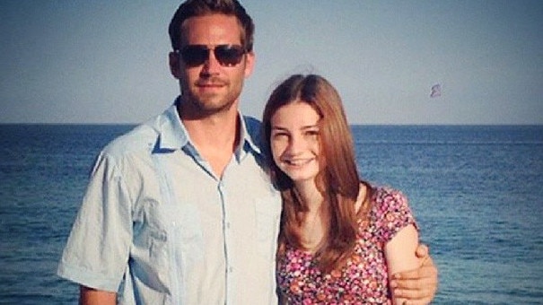 Paul Walker, who was killed in a horror car, with his daughter Meadow Walker.