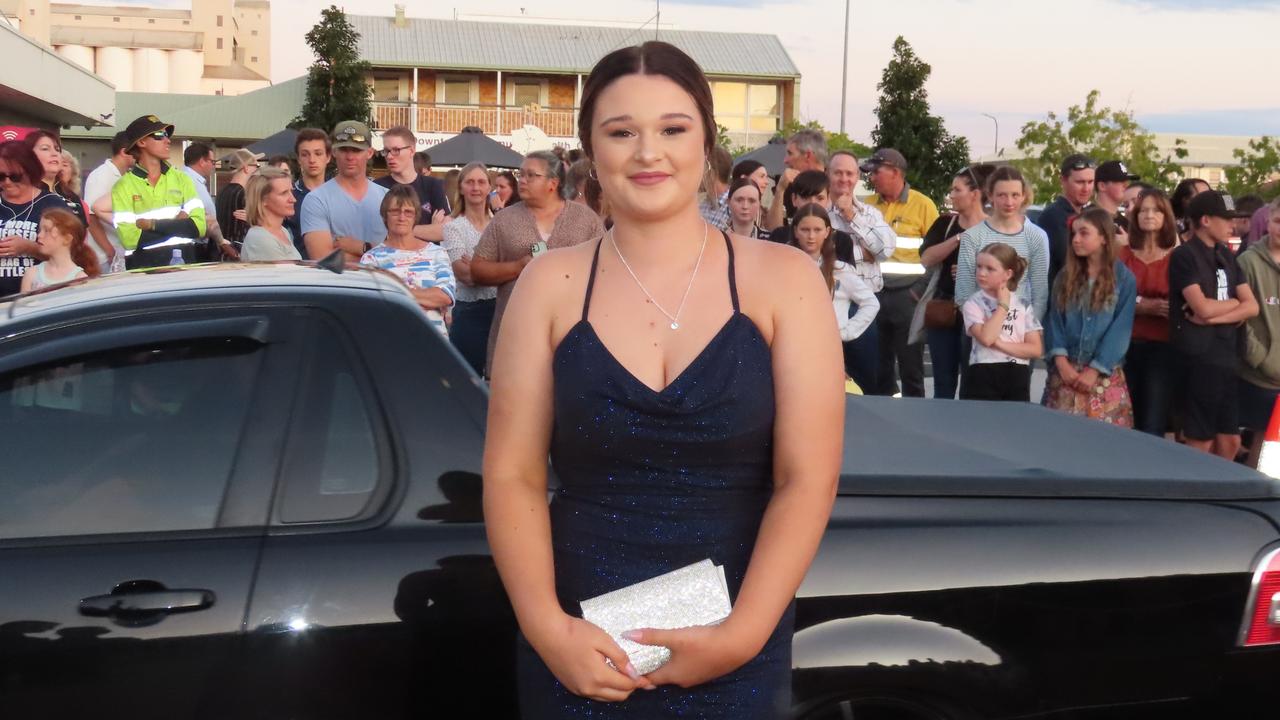 Students arriving at the Kingaroy State High School Formal at Kingaroy Town Hall on November 11.