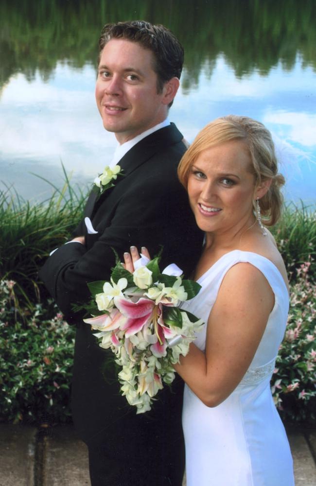 Brett Morriss 32yrs married Rebecca Tickle 27yrs at Spring Lake Hotel, Springfield Lakes, Ipswich. Pic. Helen Tidy