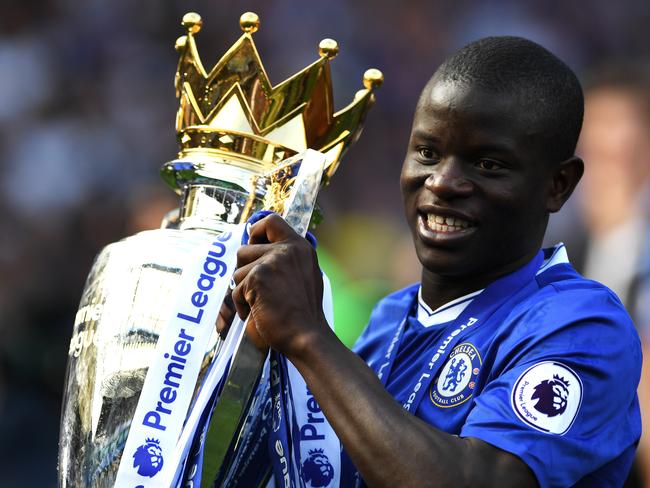 N'Golo Kante of Chelsea celebrates
