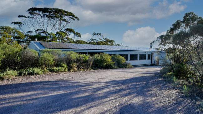 The main building.