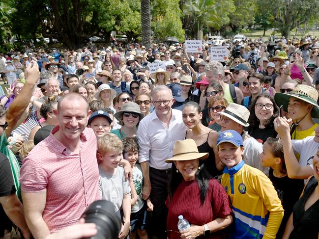 Inner West Mayor Darcy Byrne said his council was not using ratepayers’ money to campaign for either side of the referendum despite hosting a BBQ for the Voice to parliament. Picture: NCA NewsWire / Jeremy Piper