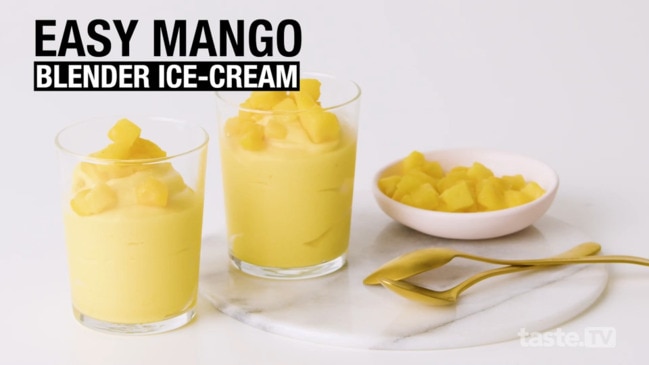 Easy mango blender ice-cream