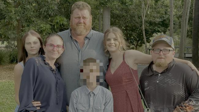 Pheobe Bishop’s family released this image of the family alongside a public plea for help on Saturday. Picture: Supplied