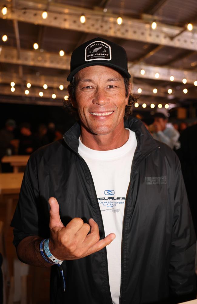 Michael Chan at the WSL Gold Coast Pro 2025 after party at Burleigh Pavilion for Gold Coast at Large. Picture, Portia Large.