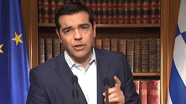 Alexis Tsipras calls on Greeks to vote 'No' in the plebiscite.