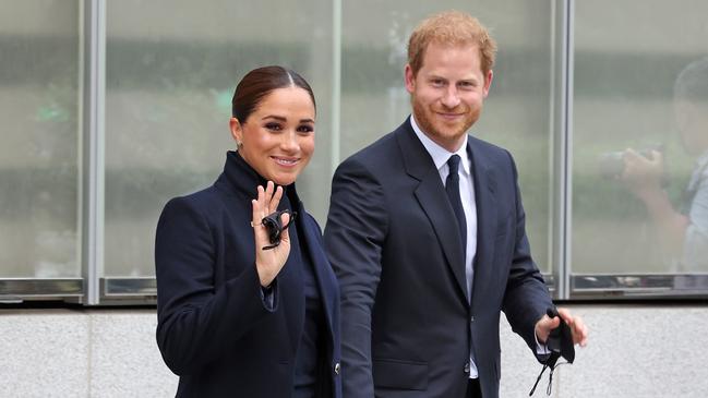 Despite the warning, the Sussexes remain “committed” to working with Spotify. Picture: Taylor Hill/WireImage