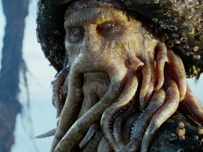 Another of Nighy’s popular roles, Davy Jones in Pirates of the Caribbean: Dead Man’s Chest