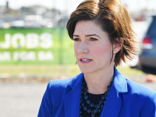 Boothby MP Nicolle Flint is pressing for action as discussions on the Hove crossing development drag on between the state and federal governments. Picture: AAP Image/David Mariuz