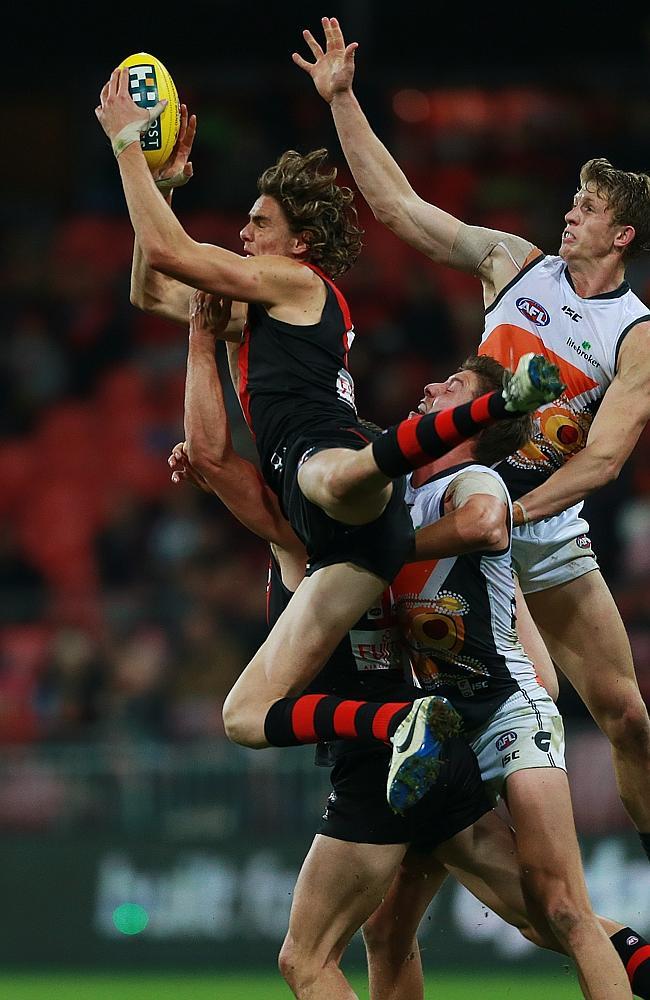 Essendon's Joe Daniher is the latest Rising Star nominee. Picture: Toby Zerna