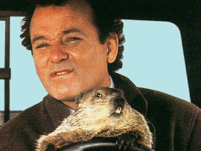 Is Bill Murray stuck in purgatory in Groundhog Day?