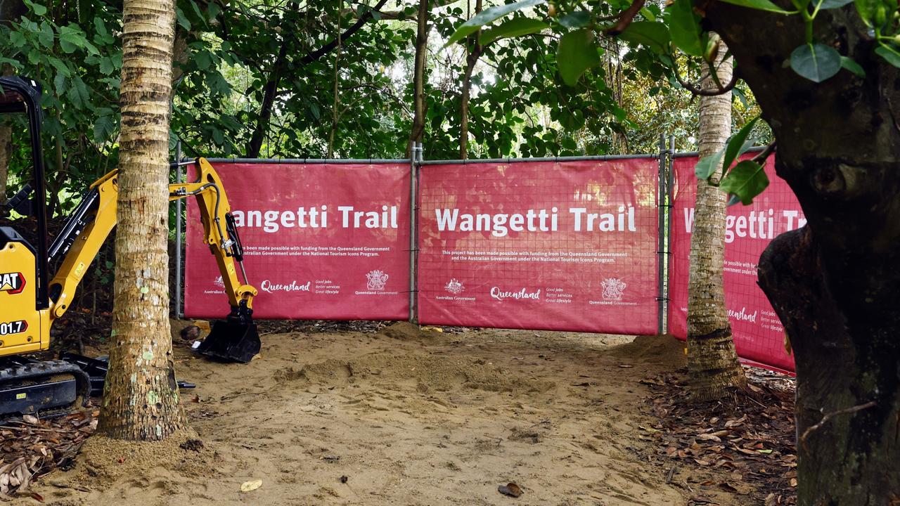 Construction on the $47m Wangetti Trail officially begun in July 2023 Picture: Brendan Radke