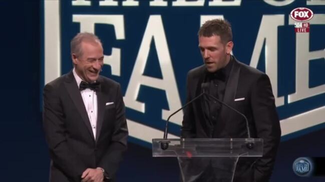 Dane Swan's R-rated performance steals AFL Hall of Fame awards