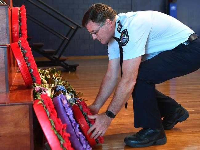 National Police Remembrance Day in Alexandra Hills. Picture: John Gass