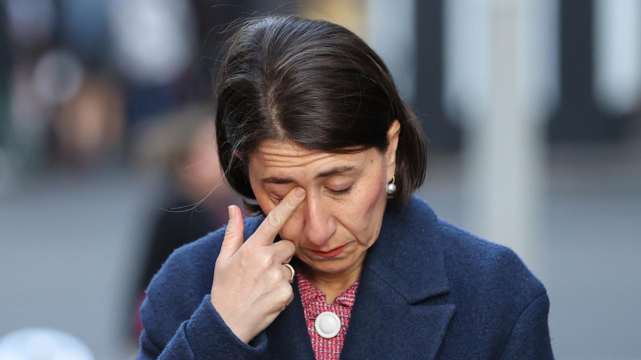 NSW Premier Gladys Berejiklian addresses the media. Picture: NCA NewsWire / Dylan Coker